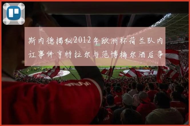 斯内德揭秘2012年欧洲杯荷兰队内讧事件亨特拉尔与范博梅尔酒后争执内幕